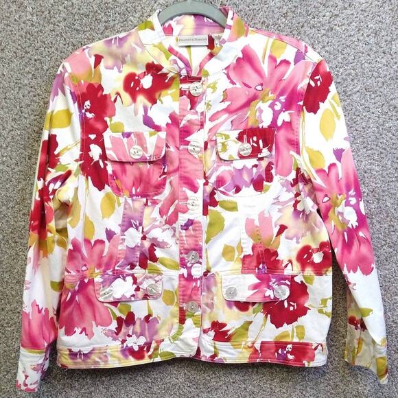 Drapers & Damons floral print jacket L - Picture 1 of 13